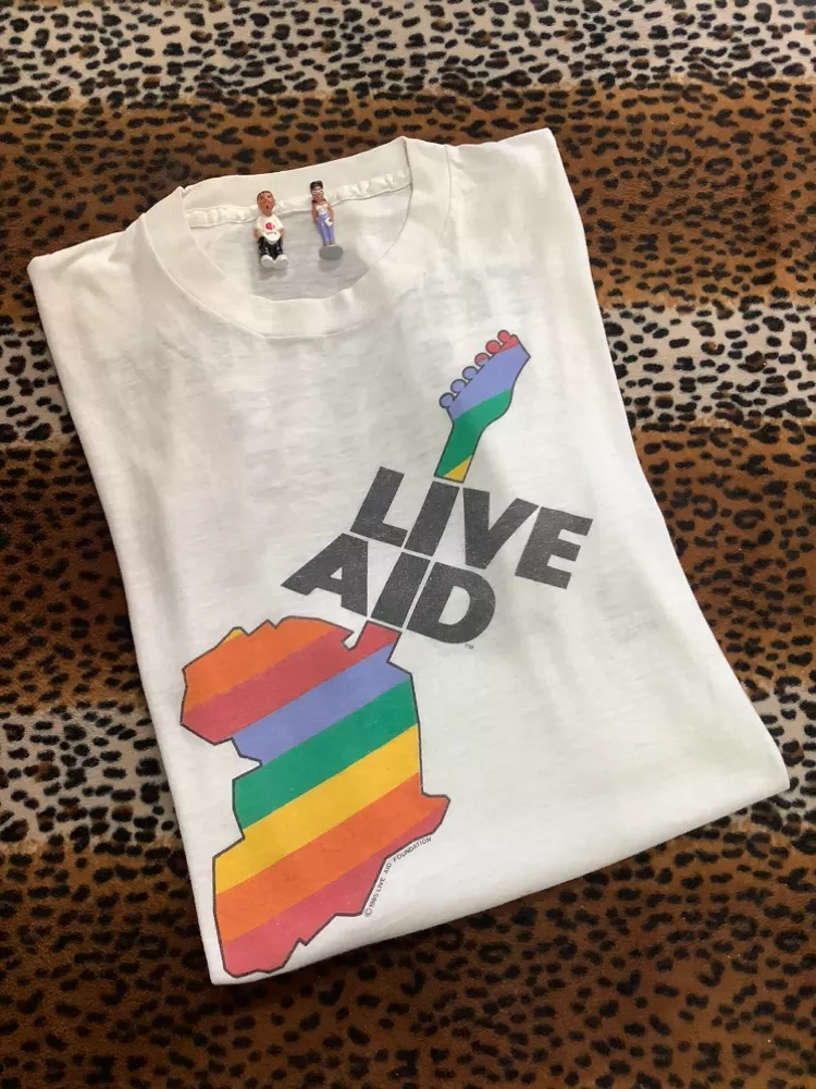 Vintage Live Aid “This T Saves Lives”  T
