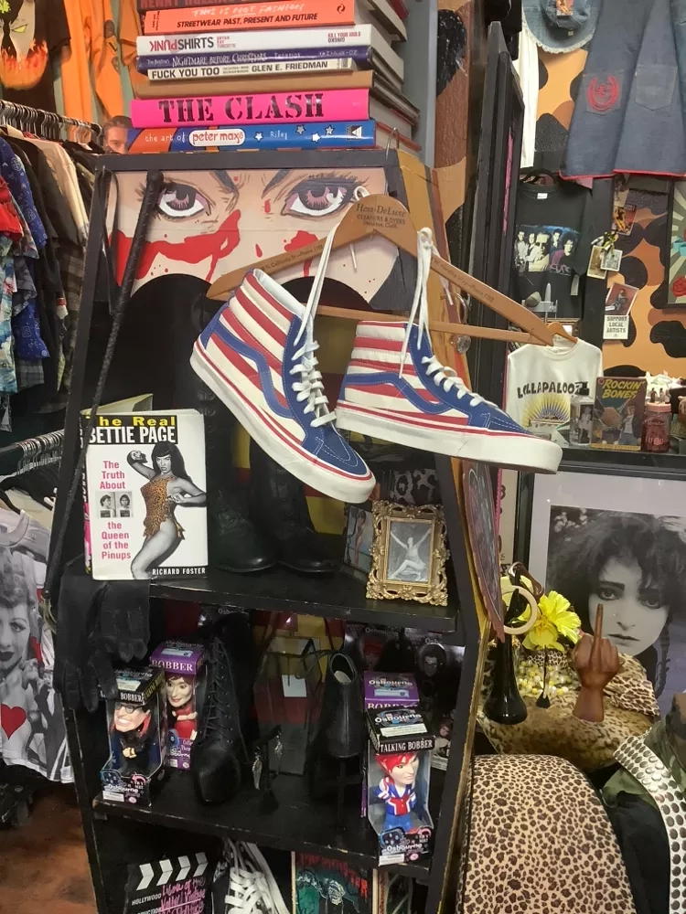 Stars & Stripes High-Top Sneakers