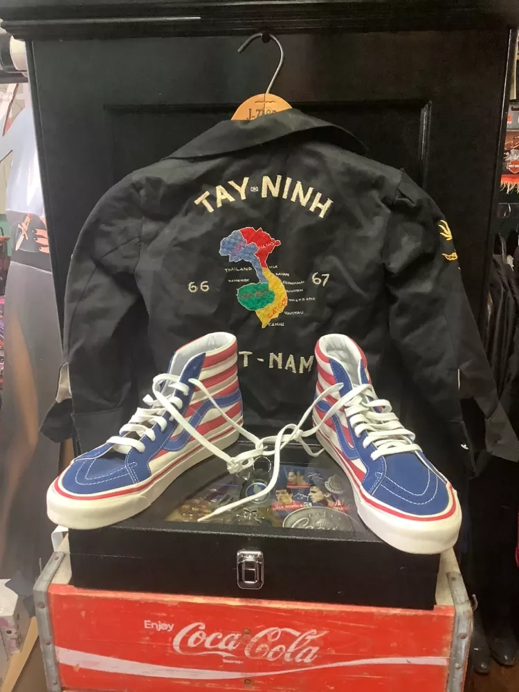 Stars & Stripes High-Top Sneakers