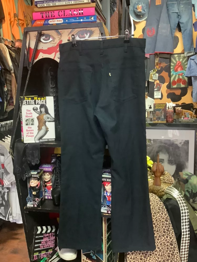Vintage Black Levi's Sta~Prest Pants