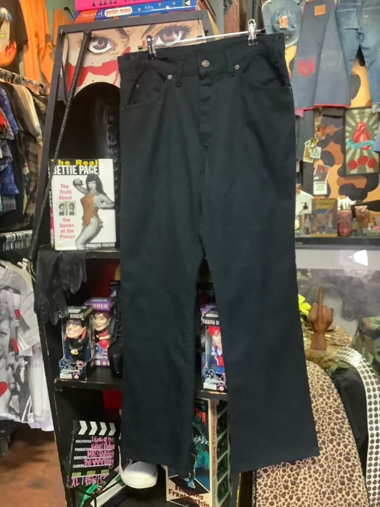 Vintage Black Levi's Sta~Prest Pants