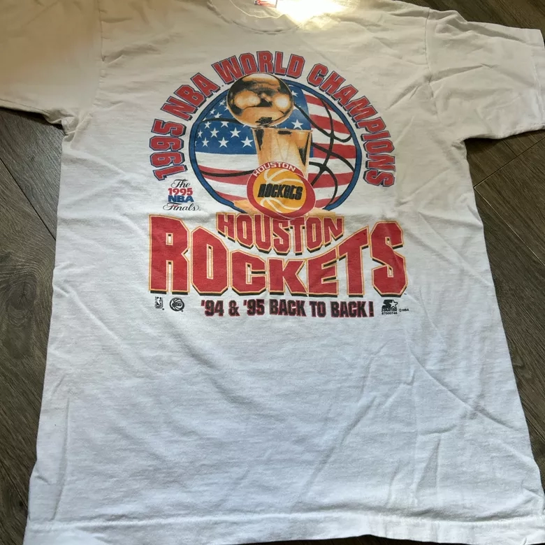 Vintage Houston Rockets 1995 NBA Champs Tee