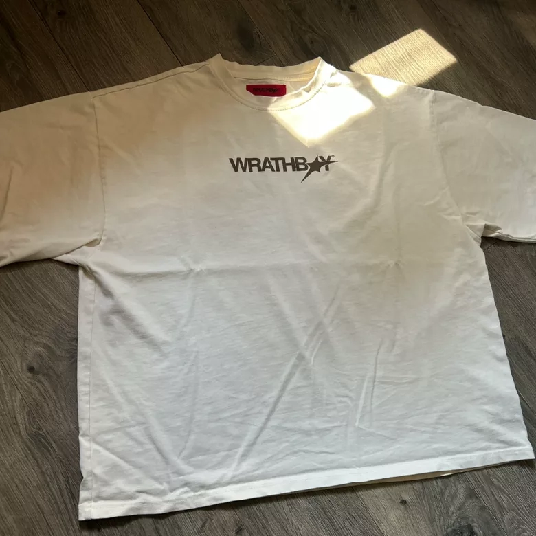 Wrathboy White Graphic Tee