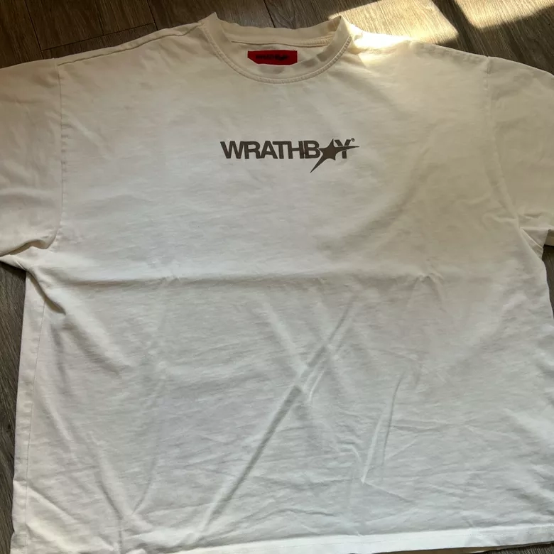 Wrathboy White Graphic Tee
