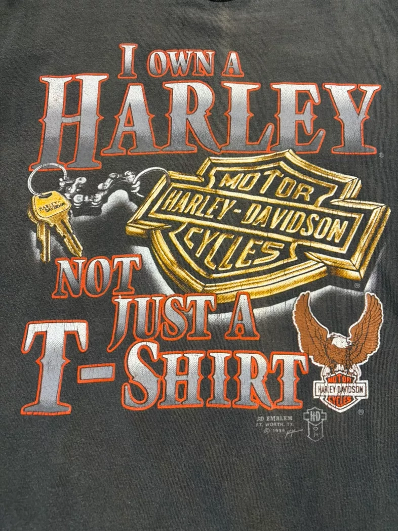 Vintage 1986 3D Emblem Harley Davidson Tee
