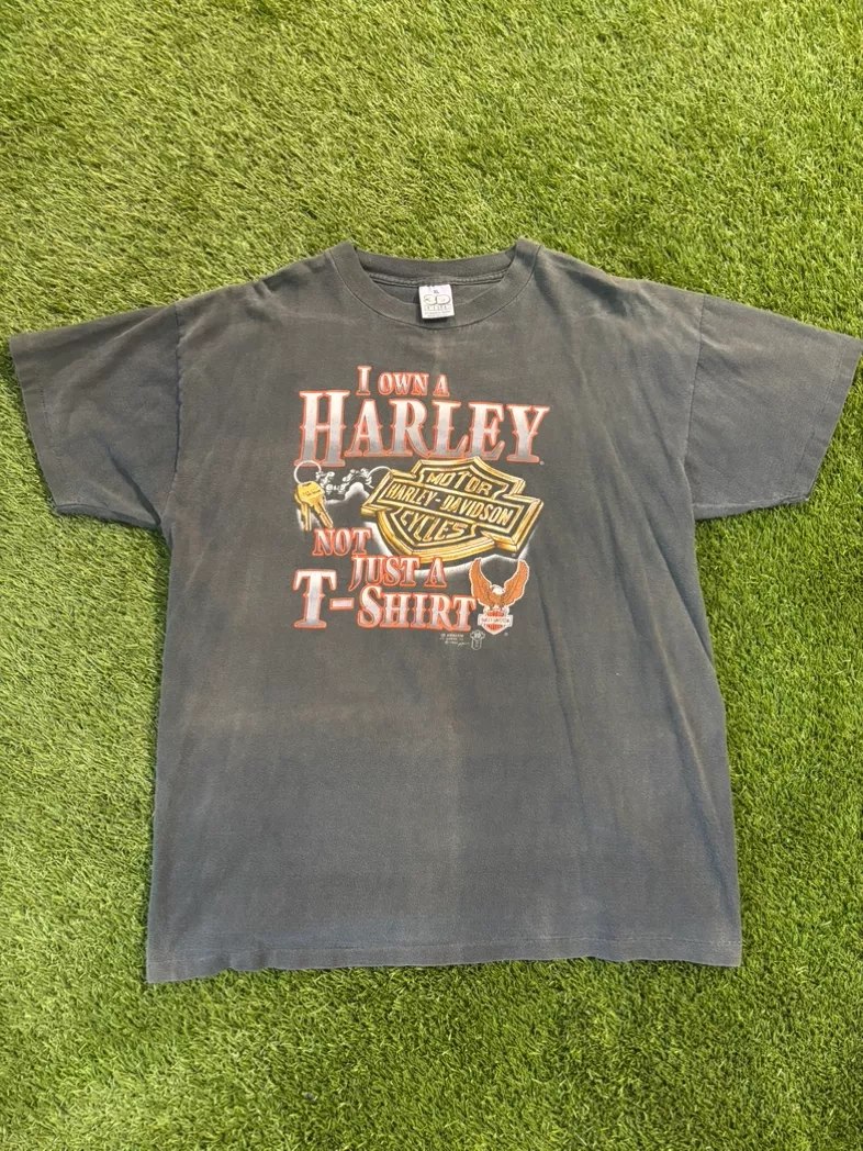 Vintage 1986 3D Emblem Harley Davidson Tee