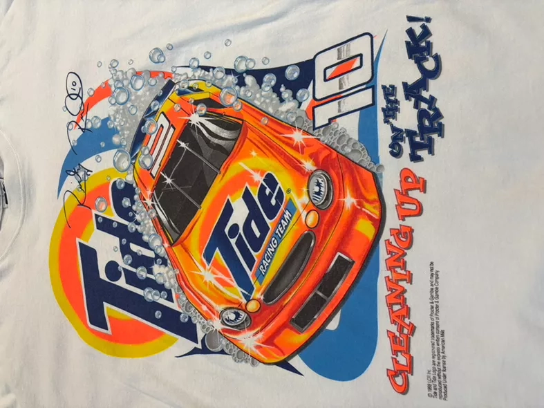 Vintage 1998 Ricky Rudd Tide Racing T-Shirt