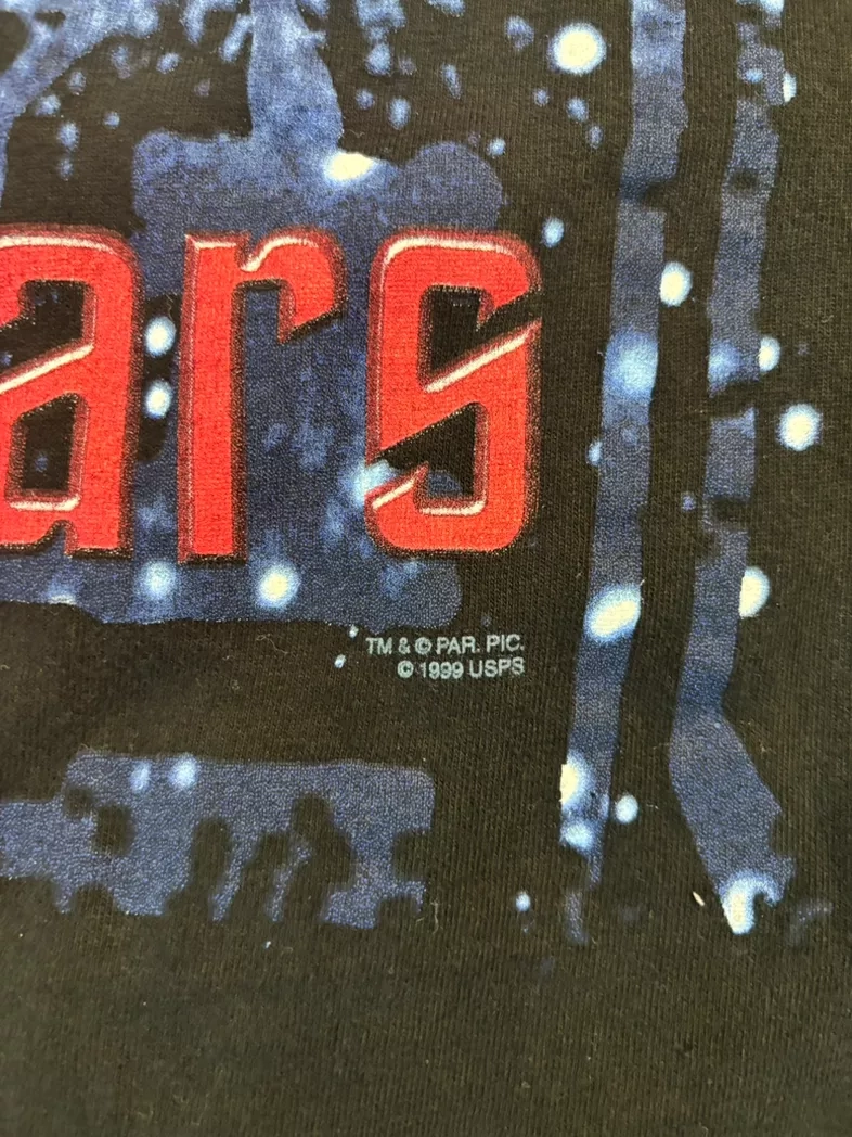 Vintage 1999 Star Trek 33 Years Black T-Shirt