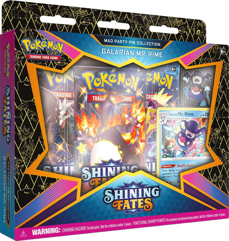 Shining Fates Mad Party Pin Collection (Galarian Mr. Rime)