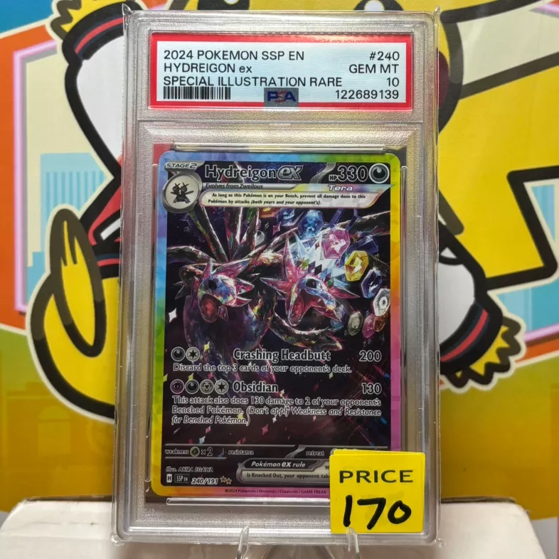2024 Pokemon EN Hydreigon ex 240/191 Special Illustration Rare PSA 10