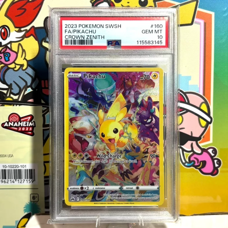 Pikachu Crown Zenith FA PSA 10