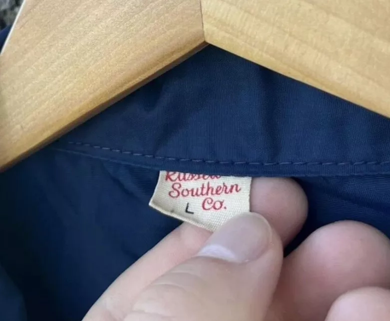 Russell Southern Co 1950s Chicago White Sox Button Up Windbreaker Jacket Sz L