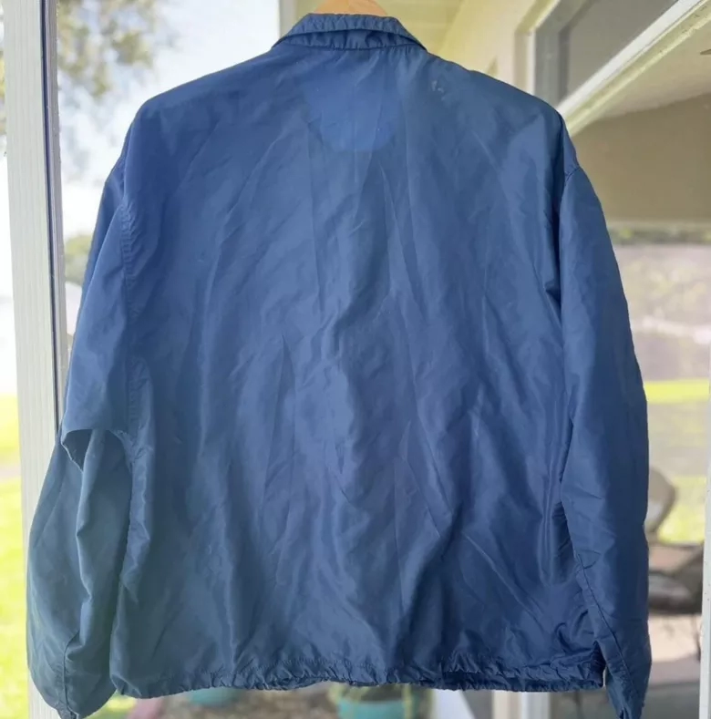 Russell Southern Co 1950s Chicago White Sox Button Up Windbreaker Jacket Sz L