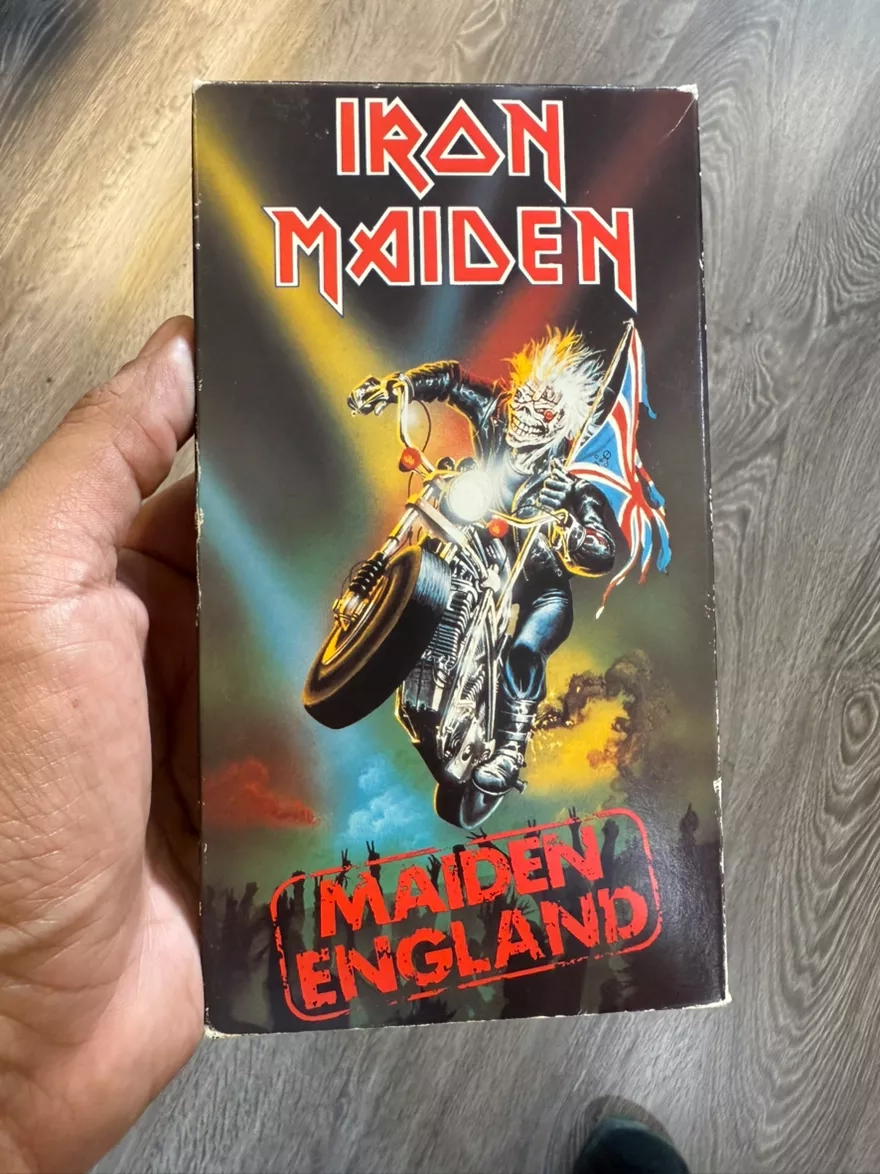 Iron Maiden Maiden England VHS Tape