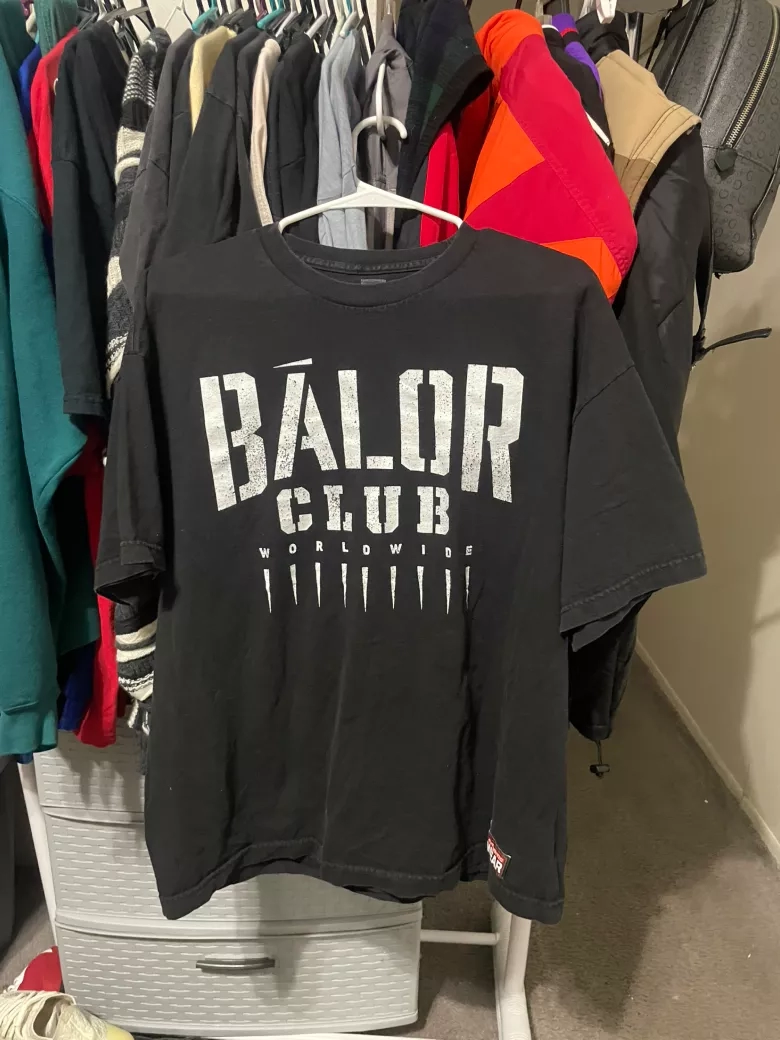 Size XL- WWE FINN Bálor Club Worldwide Black Tee