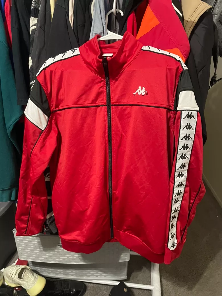 Size 2XL-Kappa Track Jacket Red