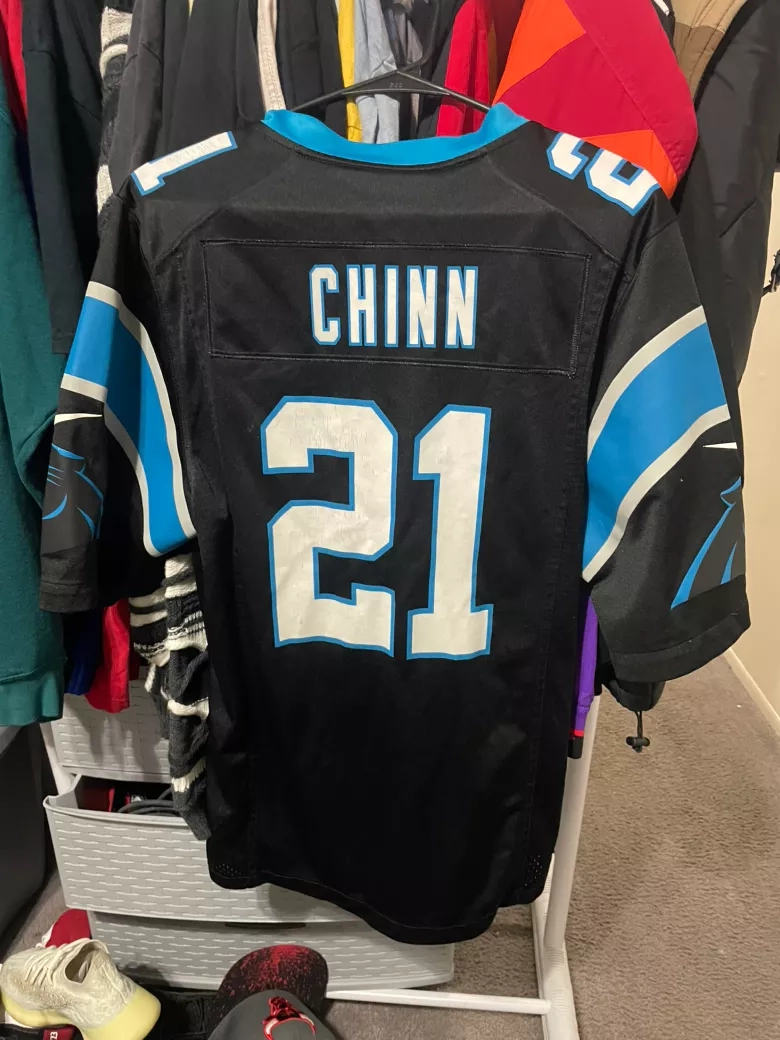 Size S- Jeremy chinn Carolina Panthers #21 Football Jersey