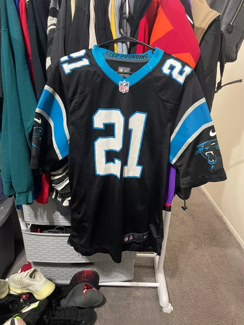 Size S- Jeremy chinn Carolina Panthers #21 Football Jersey