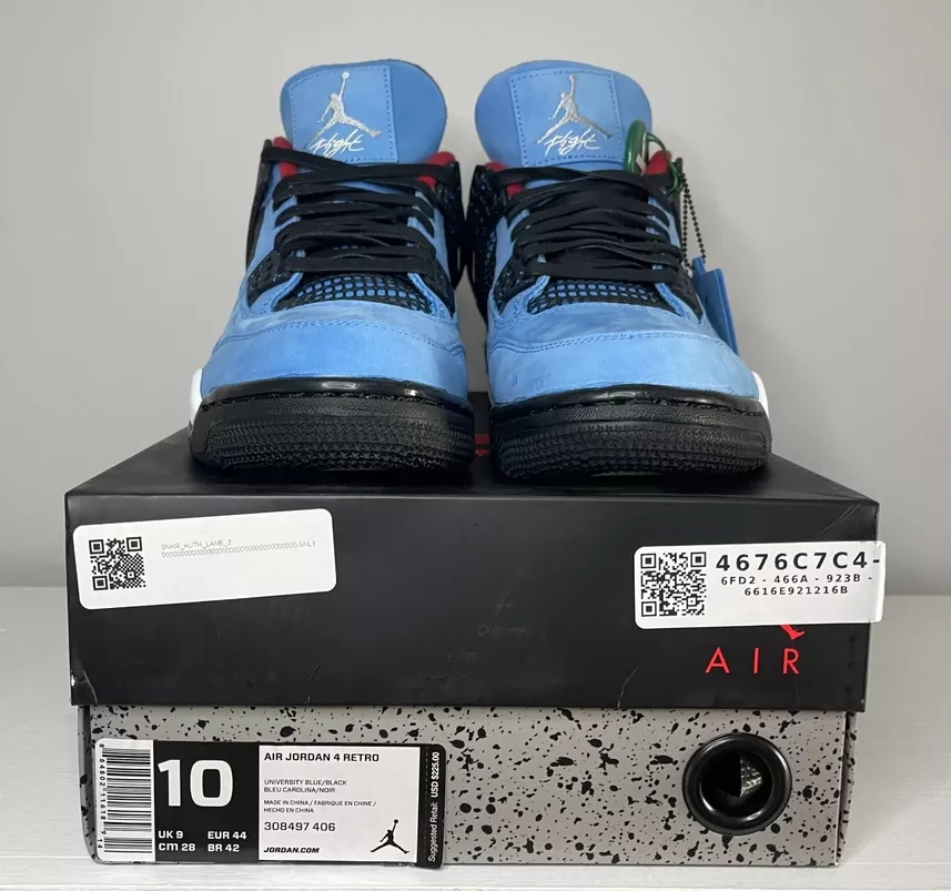 Air Jordan 4 Retro Travis Scott Cactus Jack DS OG All size 10m