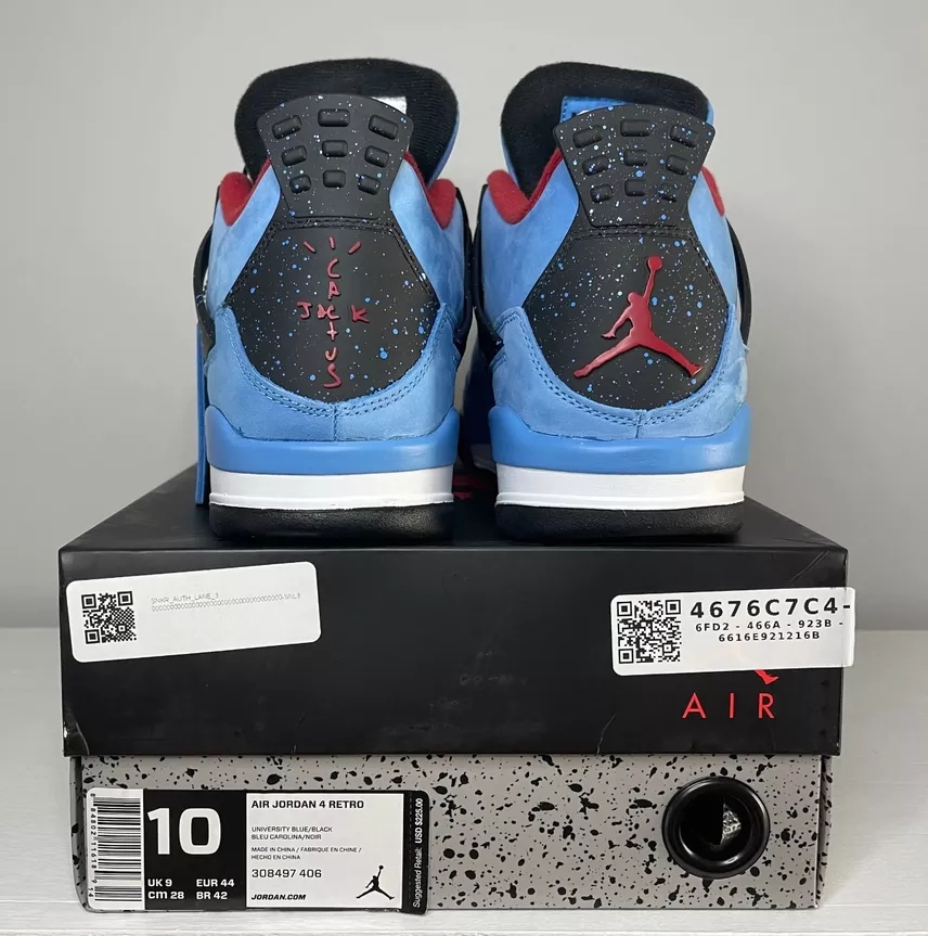 Air Jordan 4 Retro Travis Scott Cactus Jack DS OG All size 10m