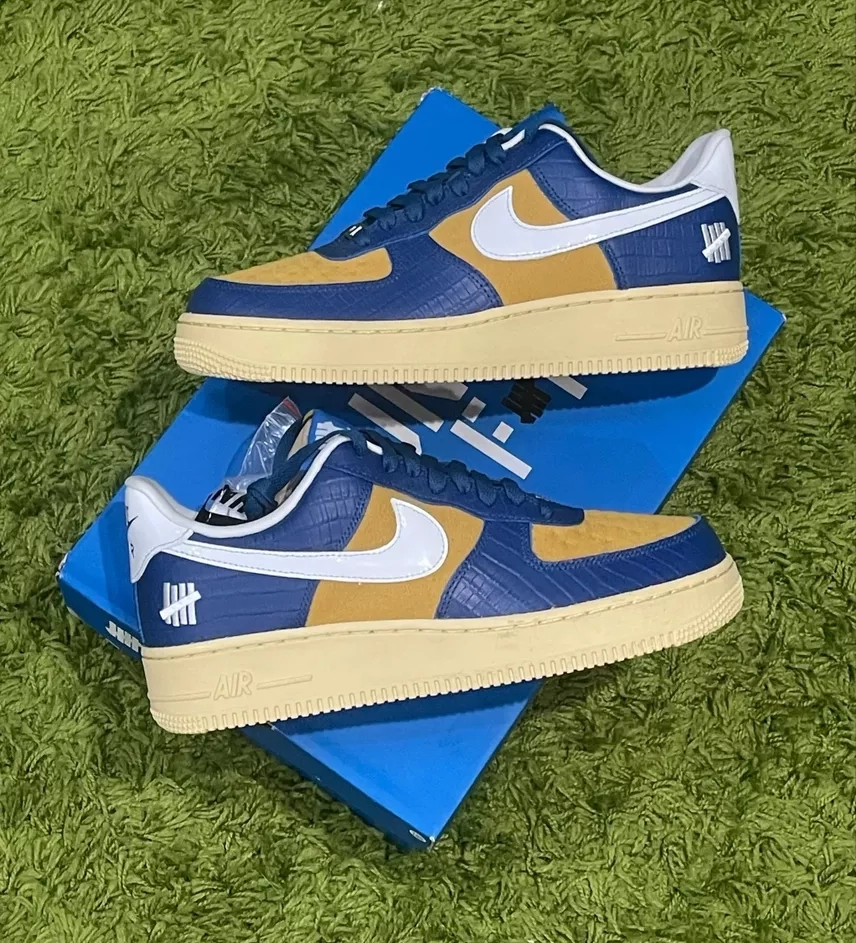 Nike Air Force 1 Low Undefeated Blue Croc DA OG All Size 9m