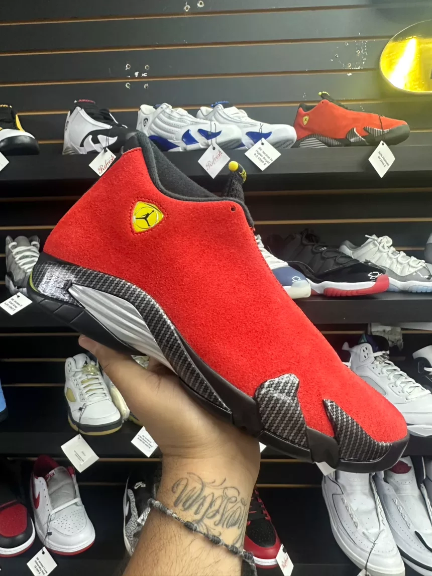 Air Jordan 14 Ferrari Size 10