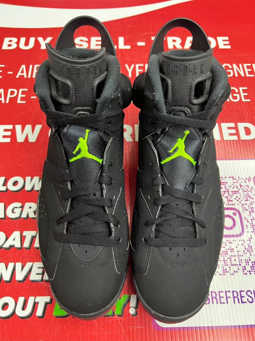 Air Jordan 6 Electric Green Size 9.5