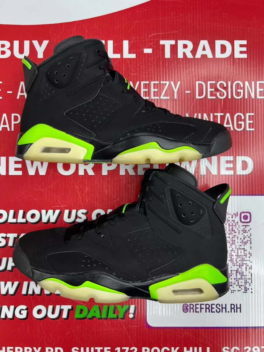 Air Jordan 6 Electric Green Size 9.5