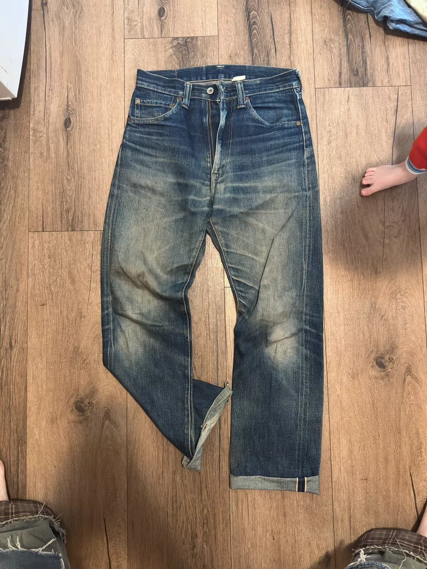 Vintage selvedge post overalls Denim Jeans