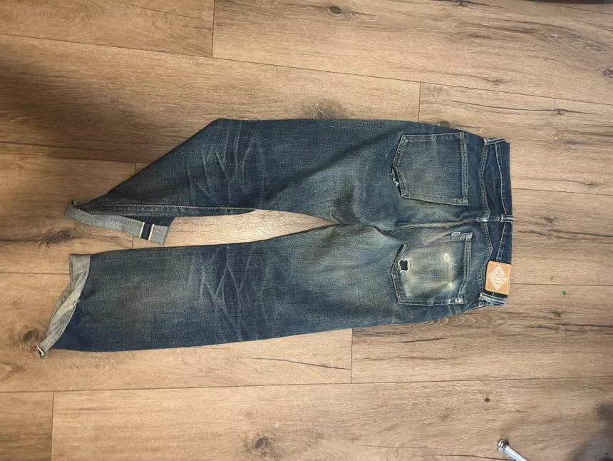 Vintage selvedge post overalls Denim Jeans