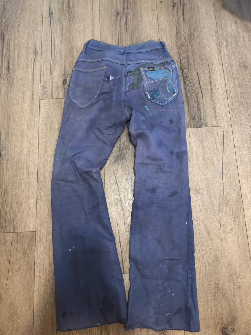 70’s LEE PATCHWORK DENIM