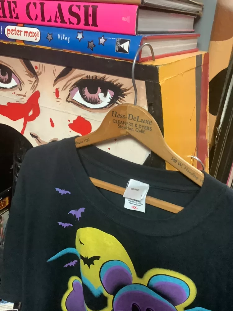 Vintage Disney Halloween Mickey Mouse Batty Ghost T