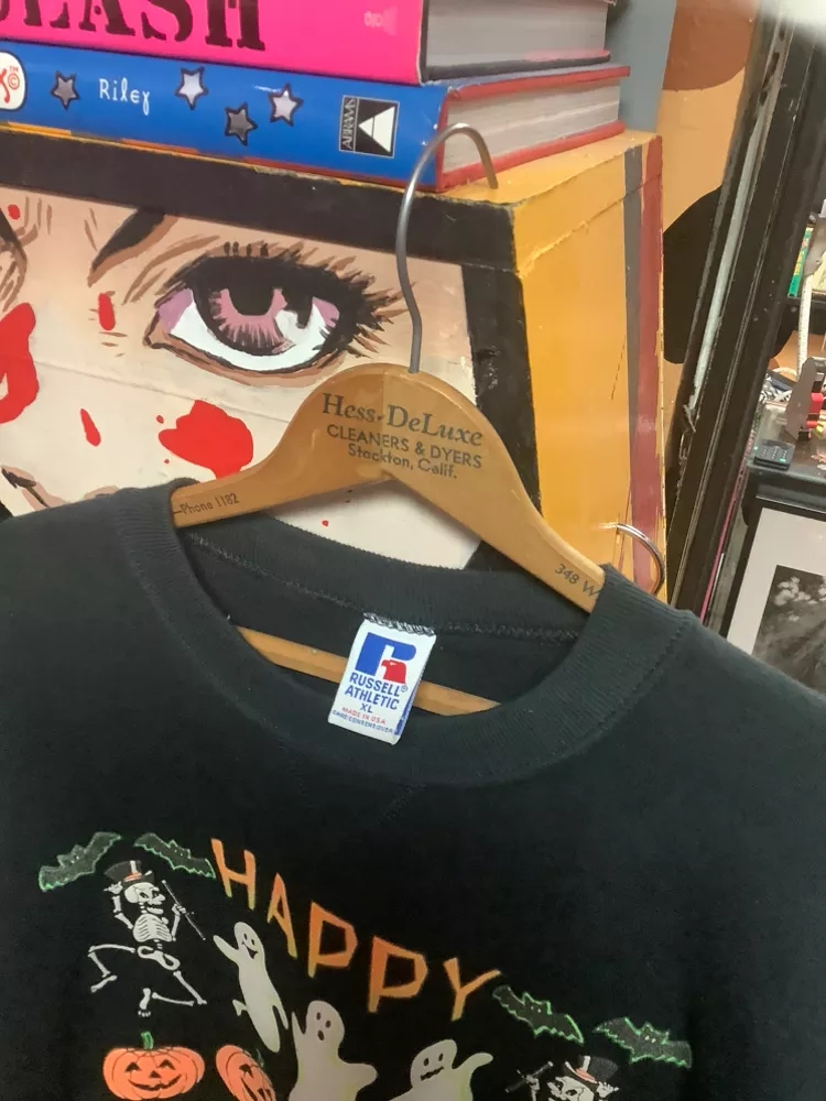 Vintage Russell Halloween GLow in thee Dark Sweat