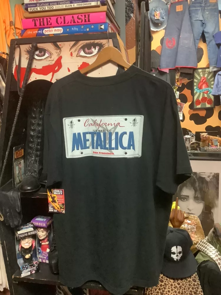 Vintage Metallica Driver's License Scary Guy T