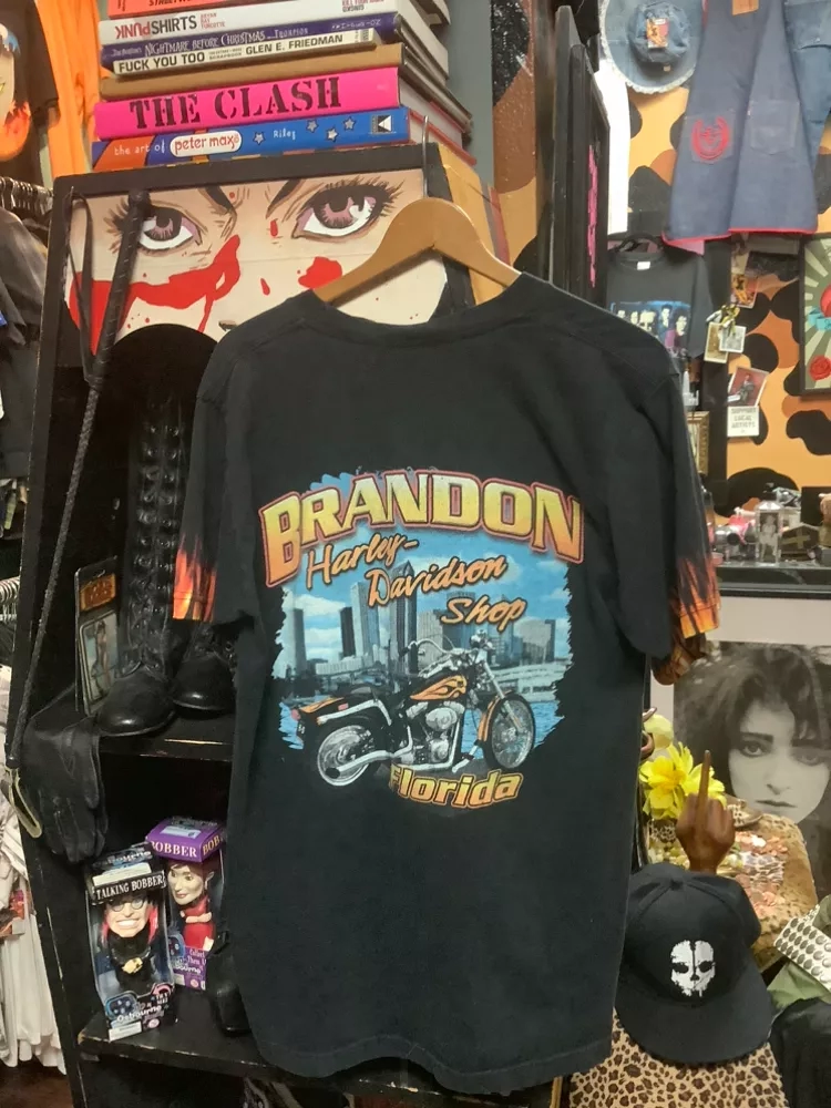 Vintage Harley-Davidson Flames Brandon T