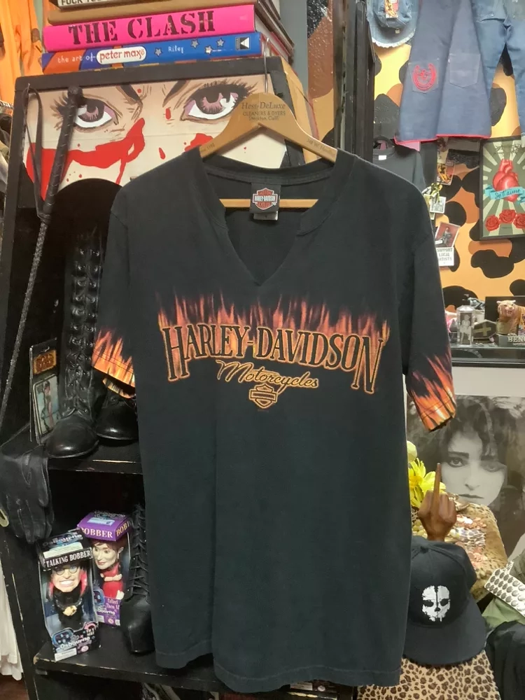 Vintage Harley-Davidson Flames Brandon T