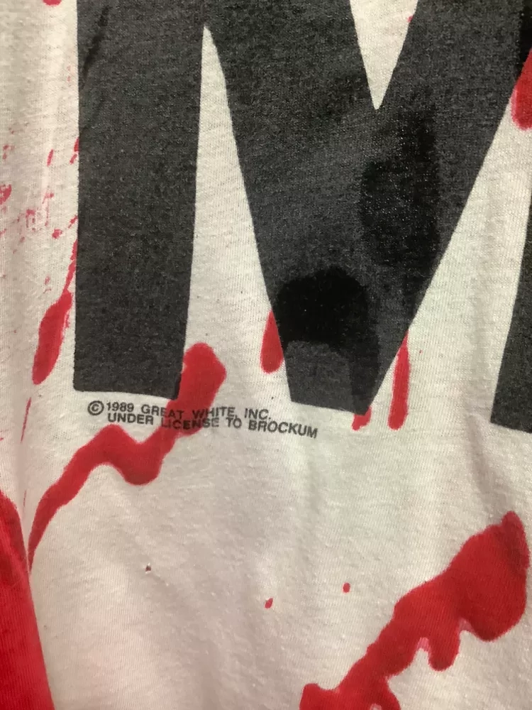 Vintage “Eat ME” Great White Band BrocKum T