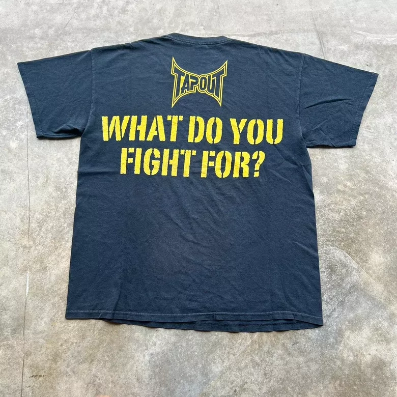 Y2K Tapout Warrior Film Movie Promo Graphic Tee