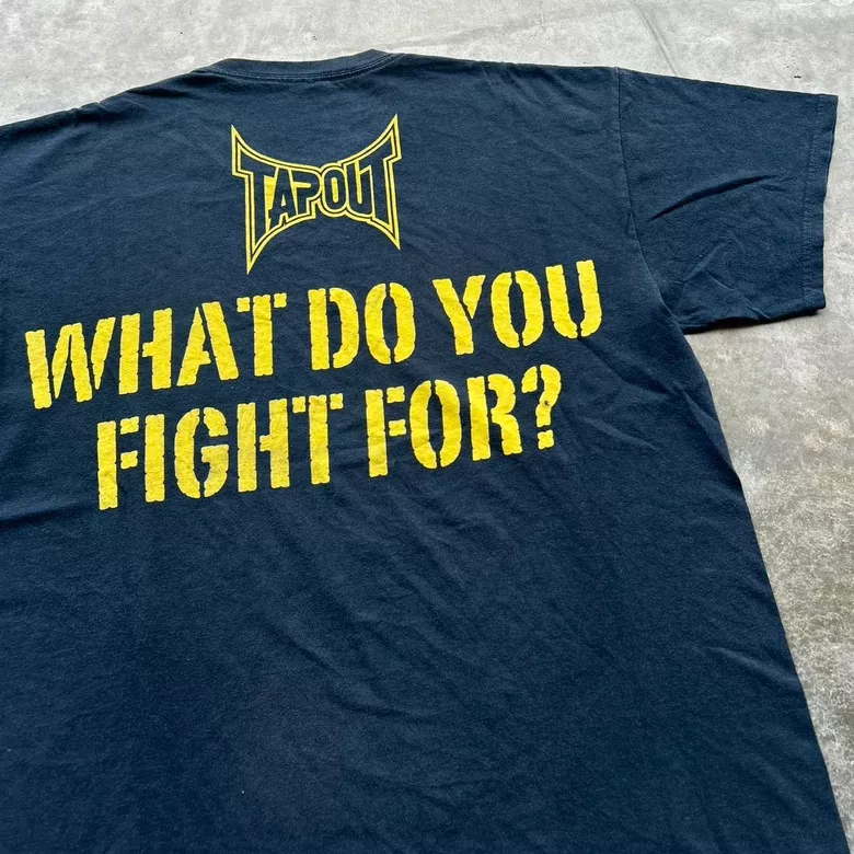 Y2K Tapout Warrior Film Movie Promo Graphic Tee