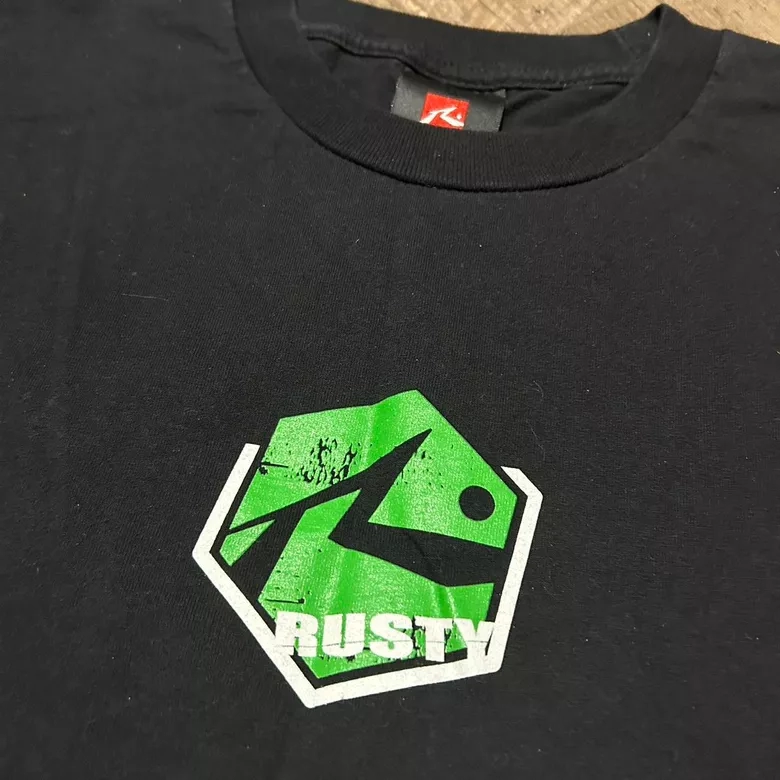 Vintage Y2K Rusty Surfboards Tee
