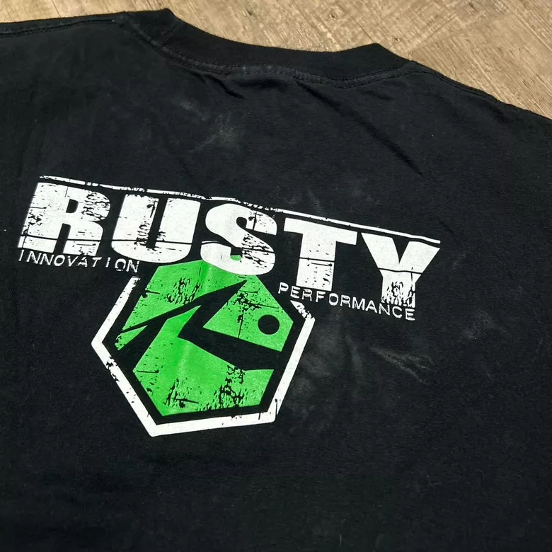 Vintage Y2K Rusty Surfboards Tee