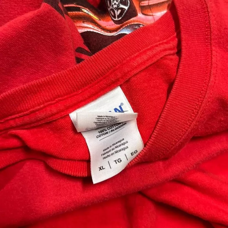 Vintage Y2K Red Chevrolet Corvette Graphic Tee