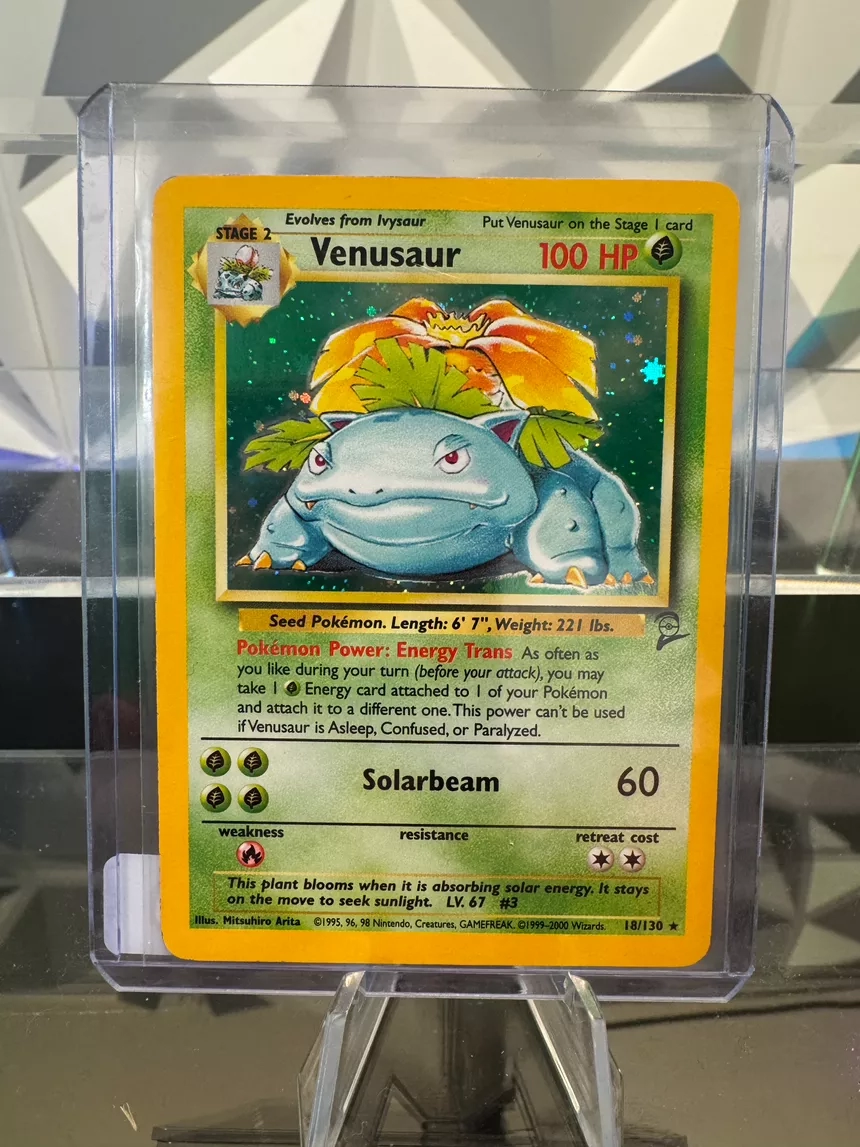 Vintage Venusaur Pokemon Card