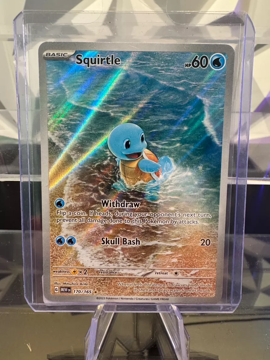 Squirtle Full Art Holo - Mew EN 170/165