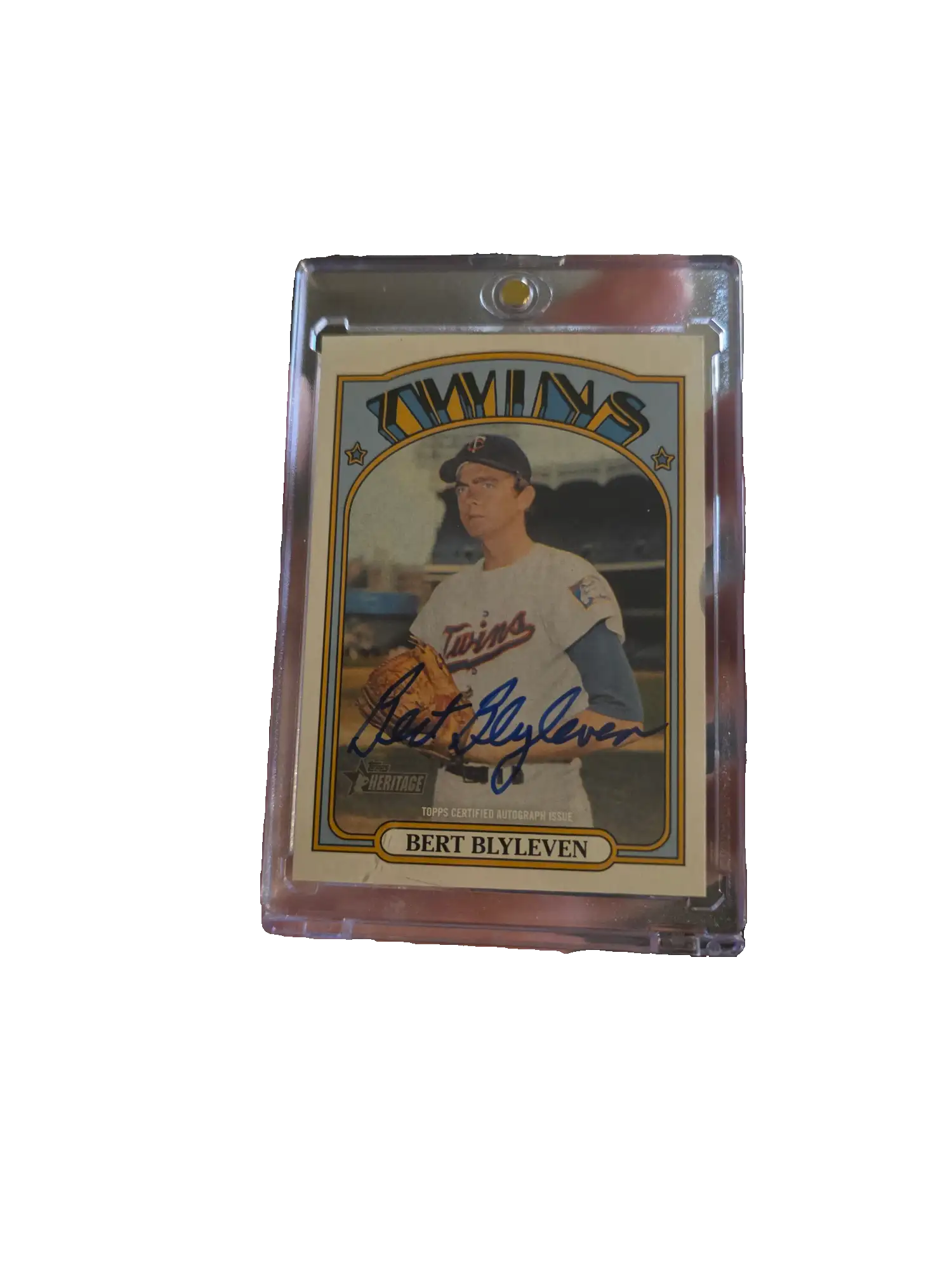 Topps Heritage Bert Blyleven Autograph Throwback