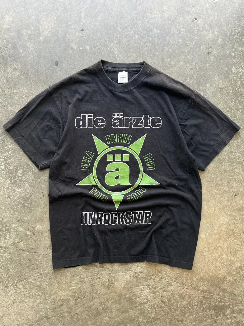 Die Ärzte 2004 Unrockstar Tour Vintage Band Tee