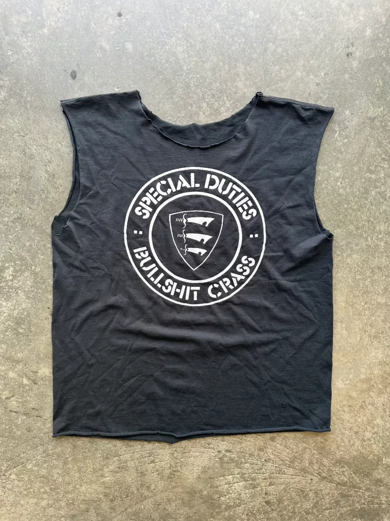 Vintage Crass Special Duties Sleeveless Tee
