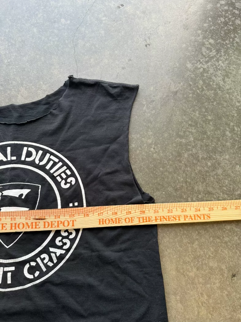 Vintage Crass Special Duties Sleeveless Tee