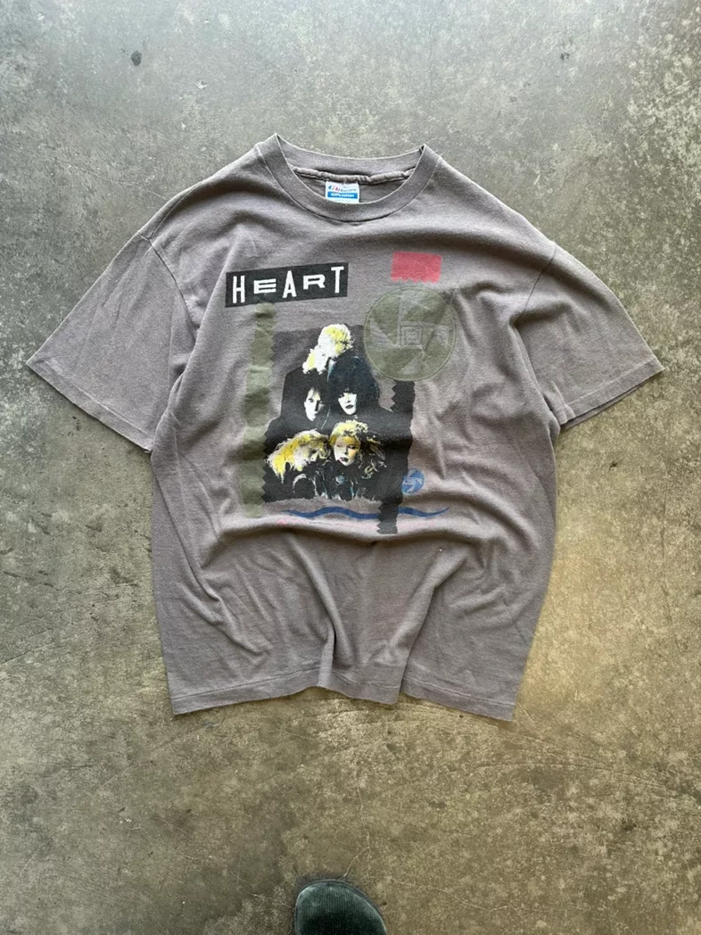 Vintage Heart Band Tee