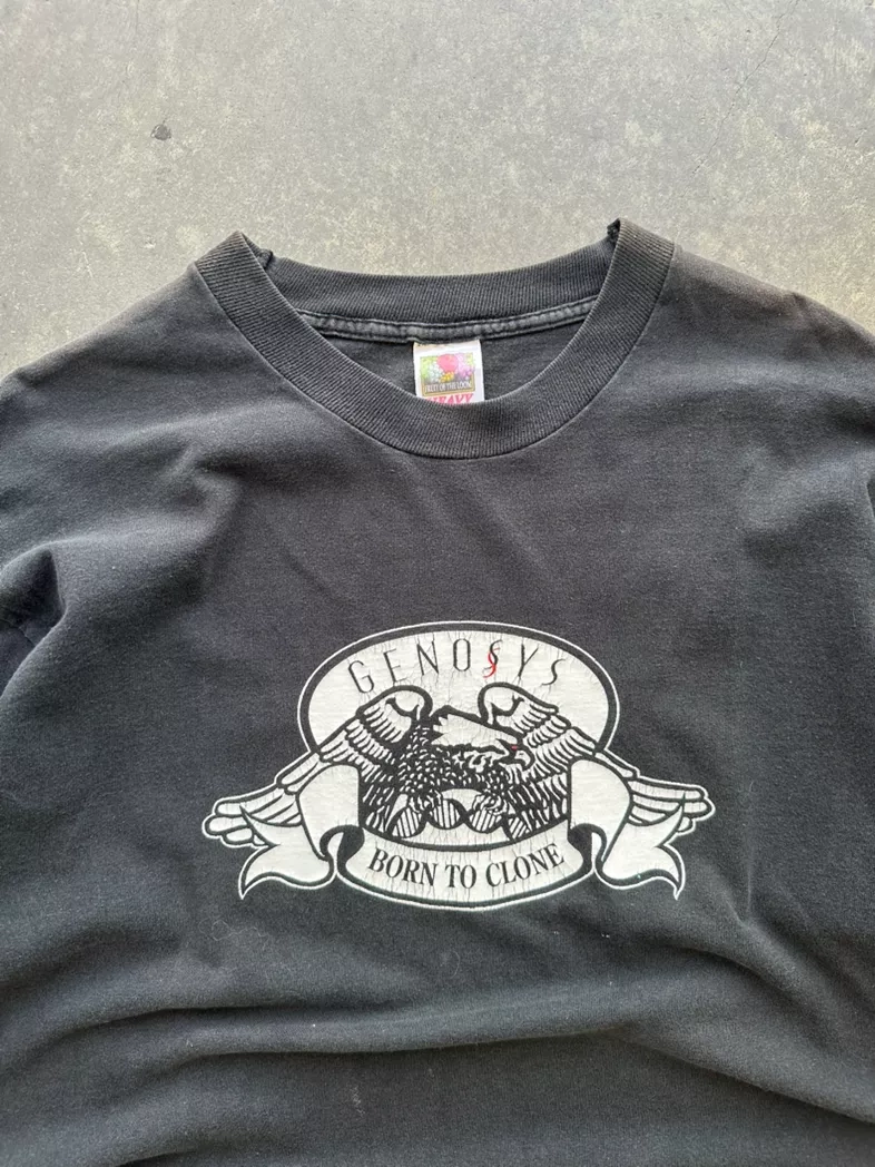 Vintage Genosys Born To Clone Graphic Tee